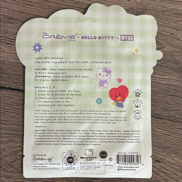 Hello Kitty Self Care Bundle 💖 Sleep Mask + Bath Bomb + Face Mask Gift Set - Picture 8 of 8